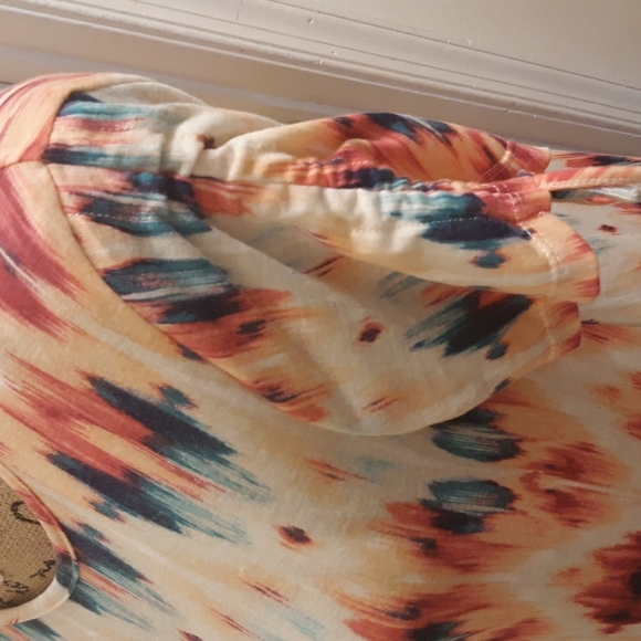 A colorful comfortable dress with pockets - Picture 6 of 7